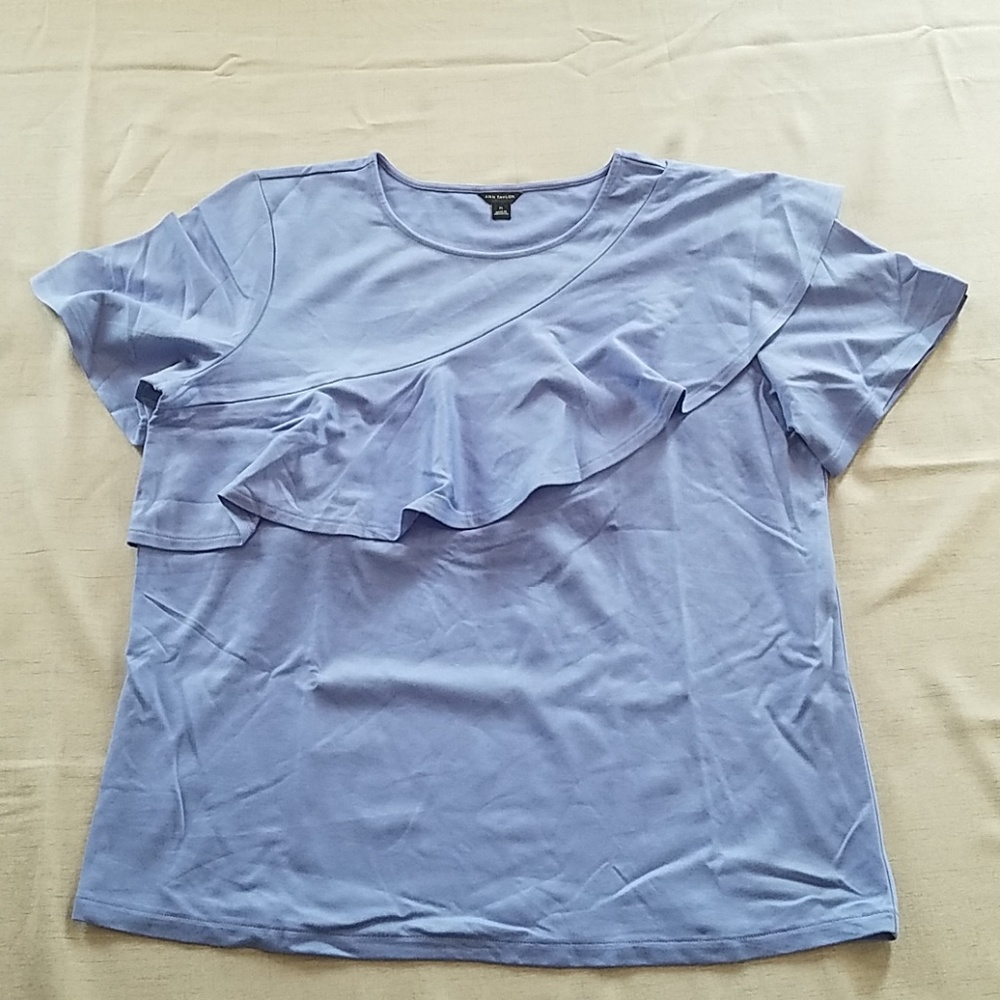 Ann Taylor ruffle shirt,  XL